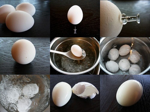 Mẹo luộc trứng