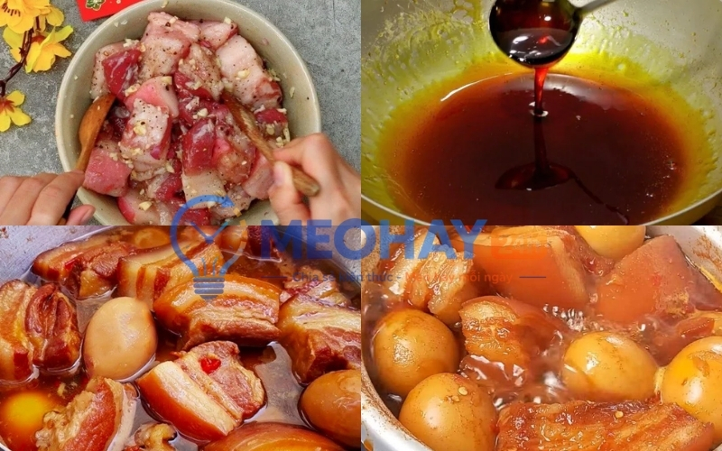 Các bước làm thịt kho tàu mềm thơm đậm đà